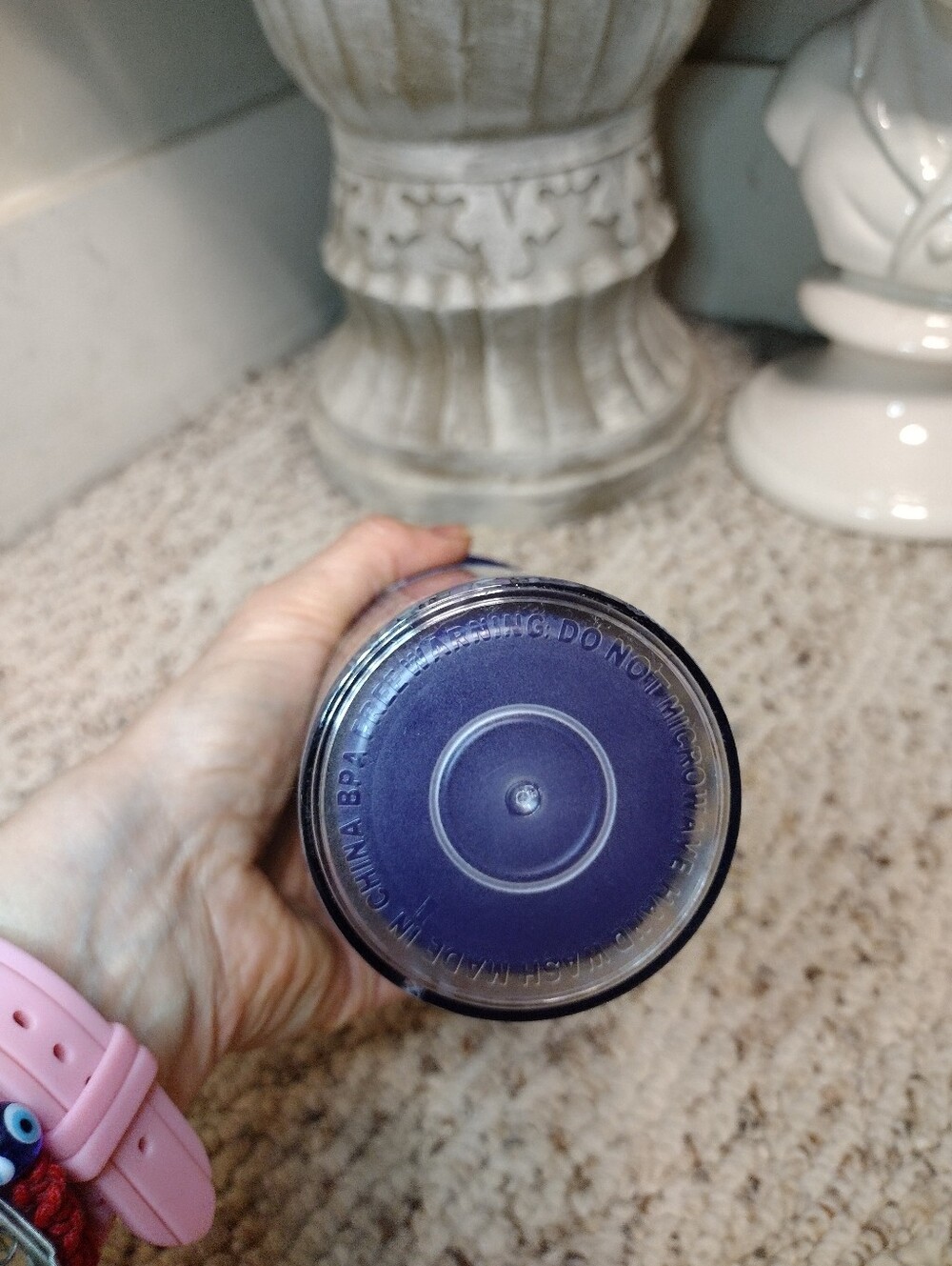 Vera Bradley x Harry Potter "Forbidden Forest" Purple/Multi Plastic Travel Mug - Picture 7 of 8